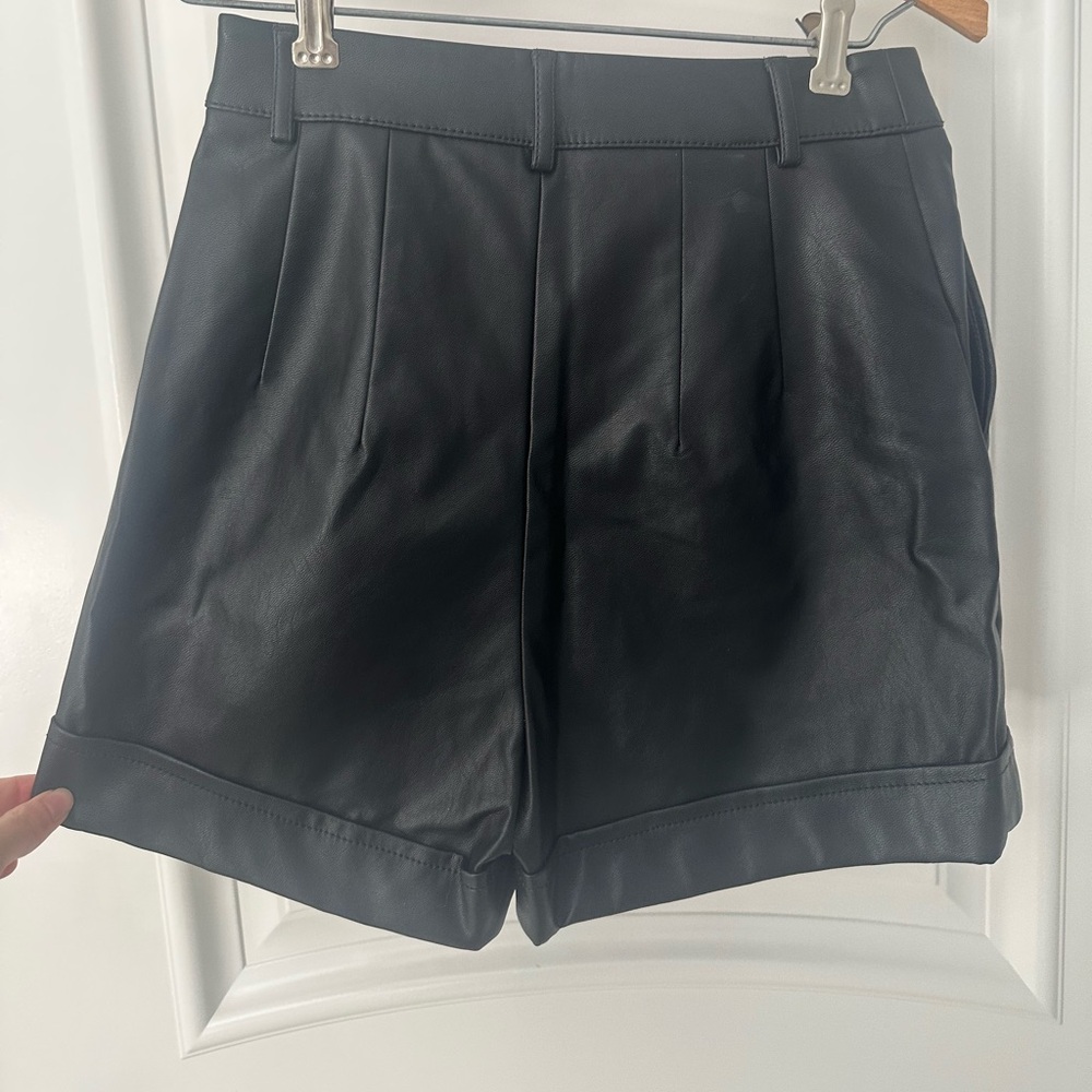 EXPRESS Faux Leather Shorts